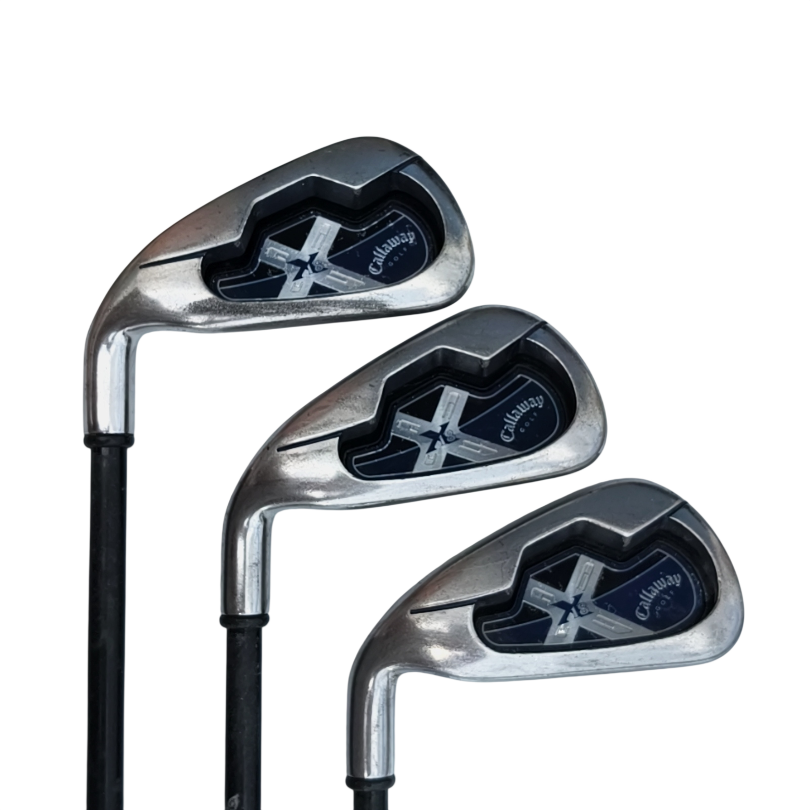Left Callaway X-18 Iron Set / 3-6i+8-PW / Flex Regular / Graphite