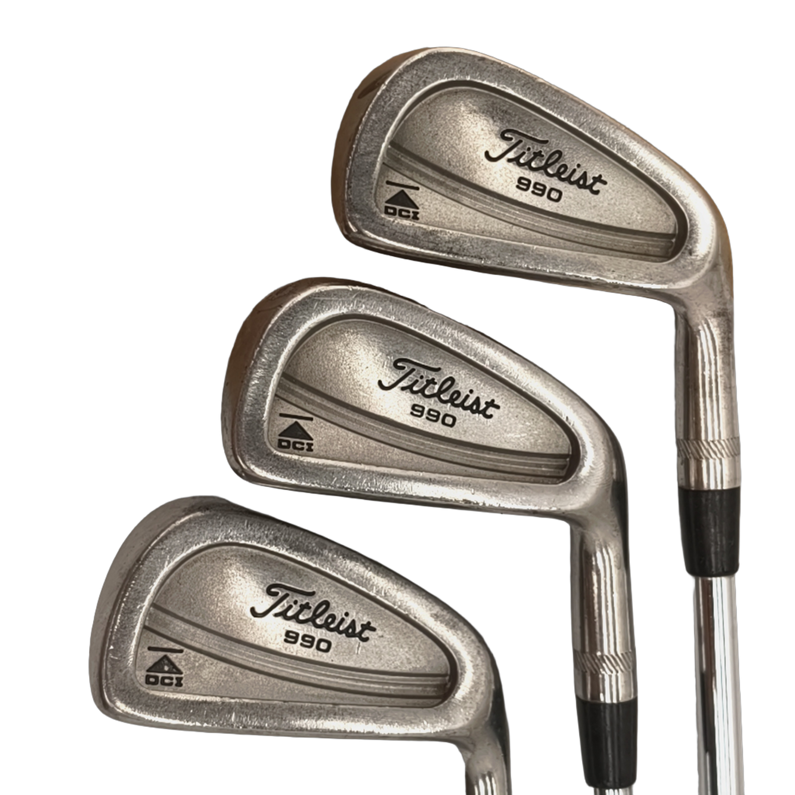 Titleist 990 DCI Jernsæt / 5-PW / Flex Stiff / Stål [model:birefnet-general] [bg:handrolled]
