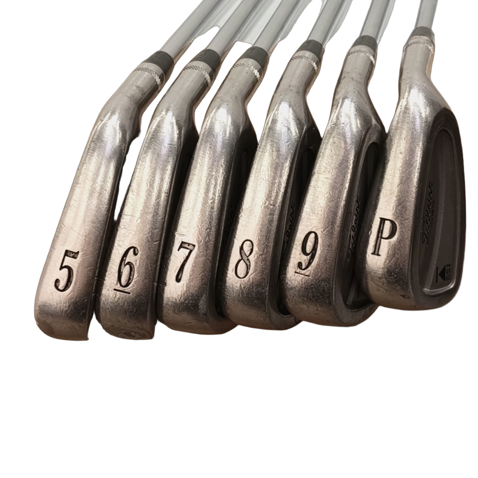 Titleist 990 DCI Jernsæt / 5-PW / Flex Stiff / Stål [model:birefnet-general] [bg:handrolled]