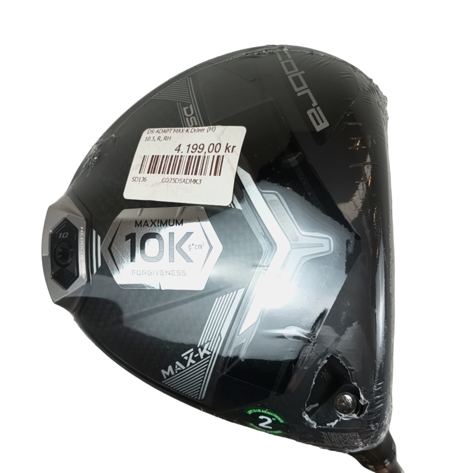 Cobra DS-Adapt Max-K Driver / Flex Regular / Loft 10.5