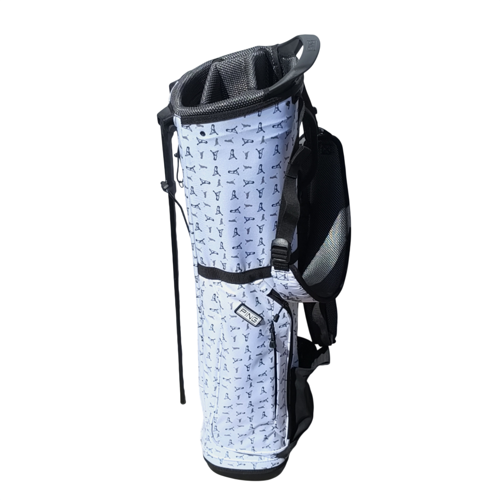 PING Moonlander Golf Bag / 4-Rum / Hvid