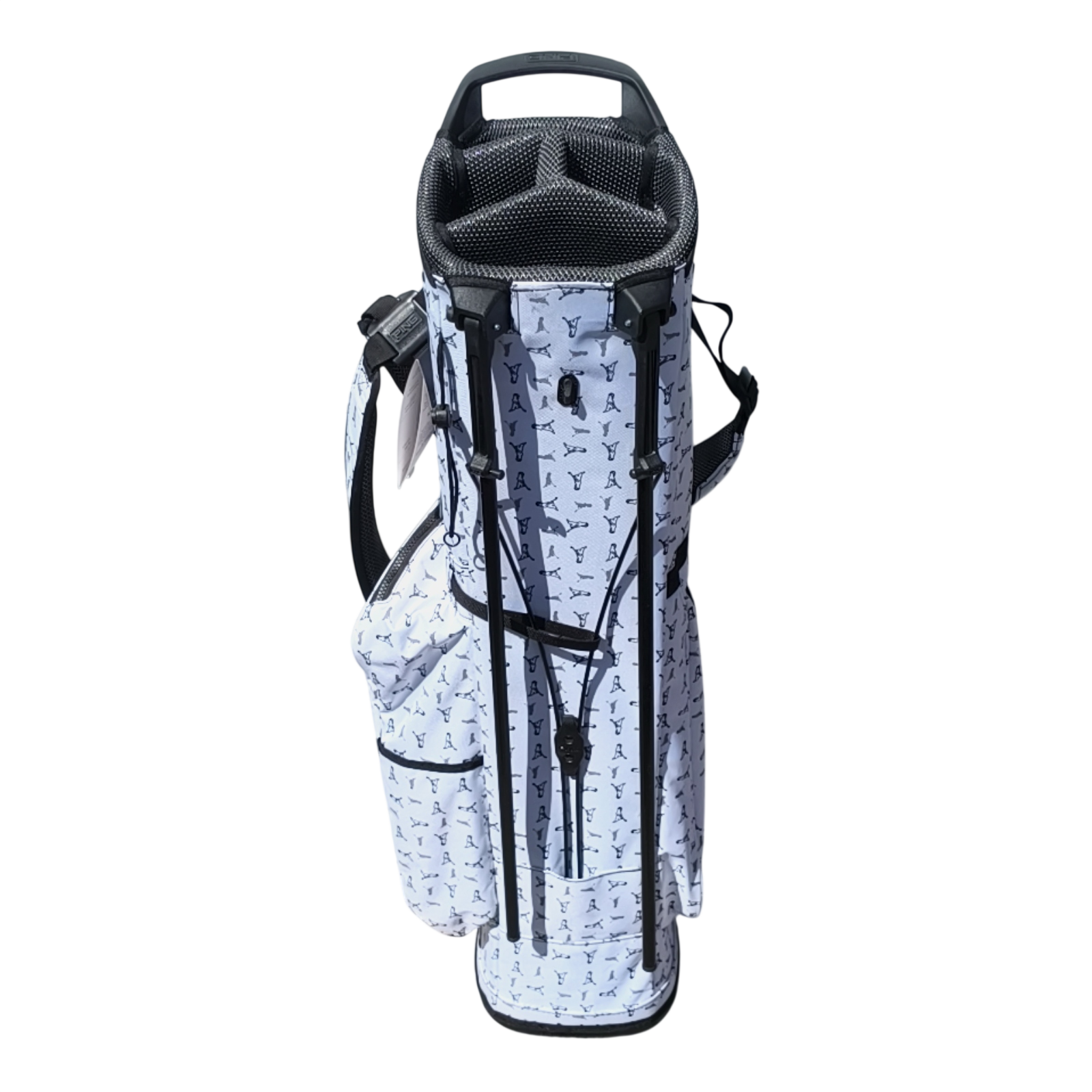 PING Moonlander Golf Bag / 4-Rum / Hvid