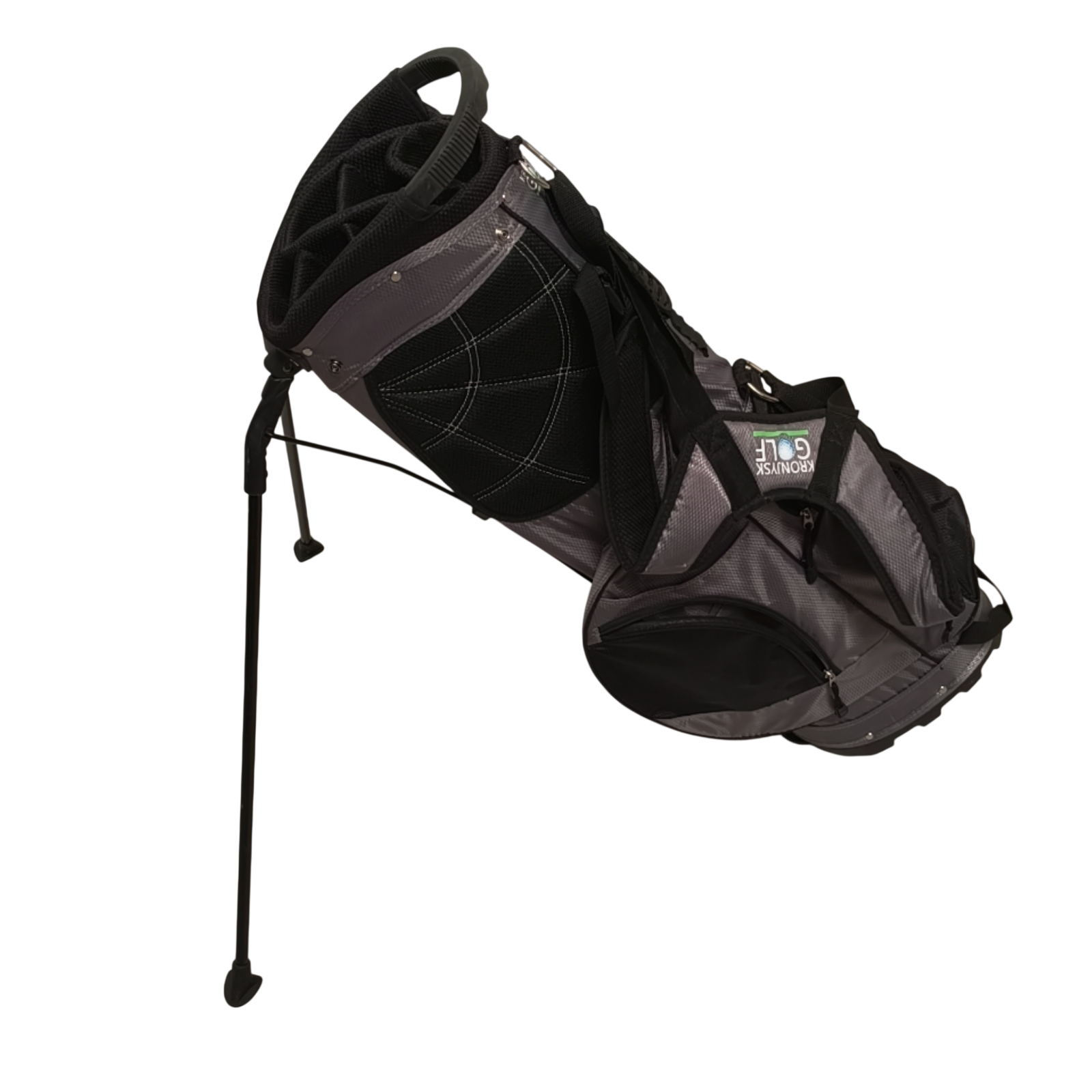 Crown Caddy  Golf Bag / 8-Rum / Grå