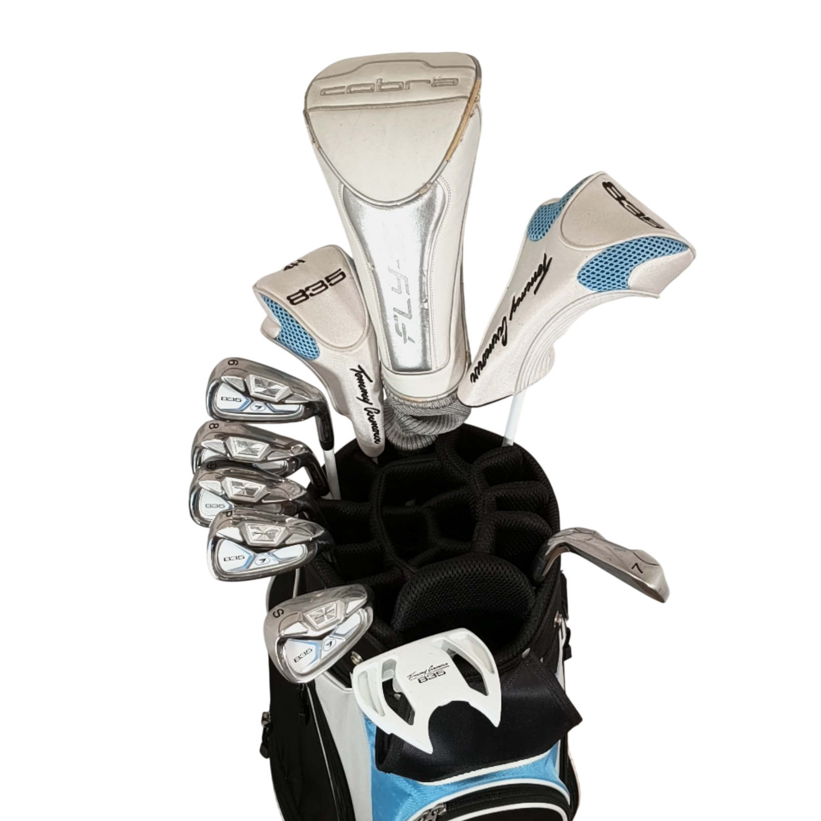 Tommy Armour 835 Komplet Sæt Med Bag / 6-PW+SW / Flex Ladies / Grafit