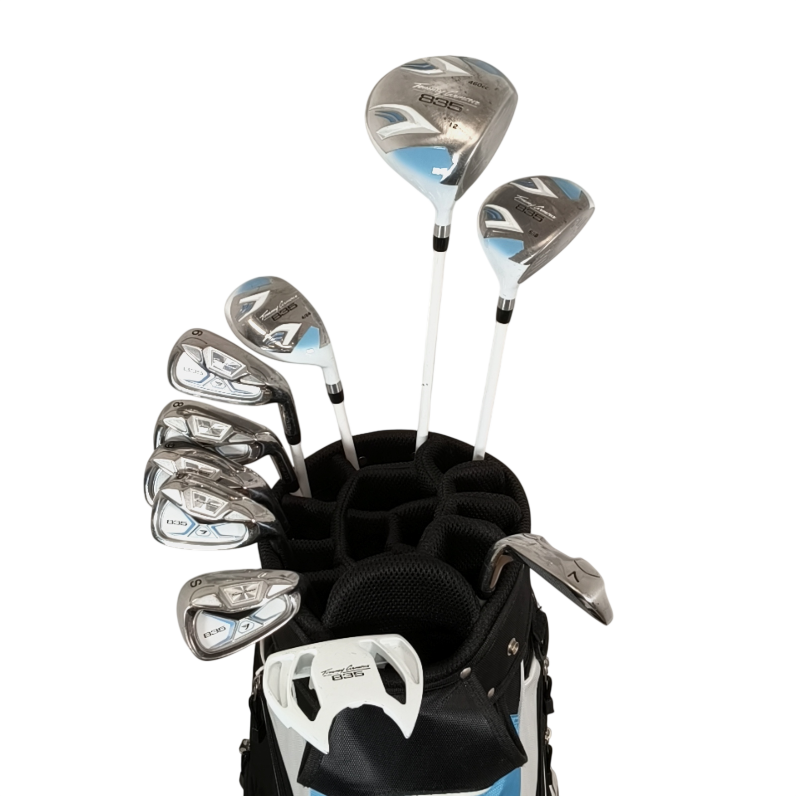 Tommy Armour 835 Komplet Sæt Med Bag / 6-PW+SW / Flex Ladies / Grafit
