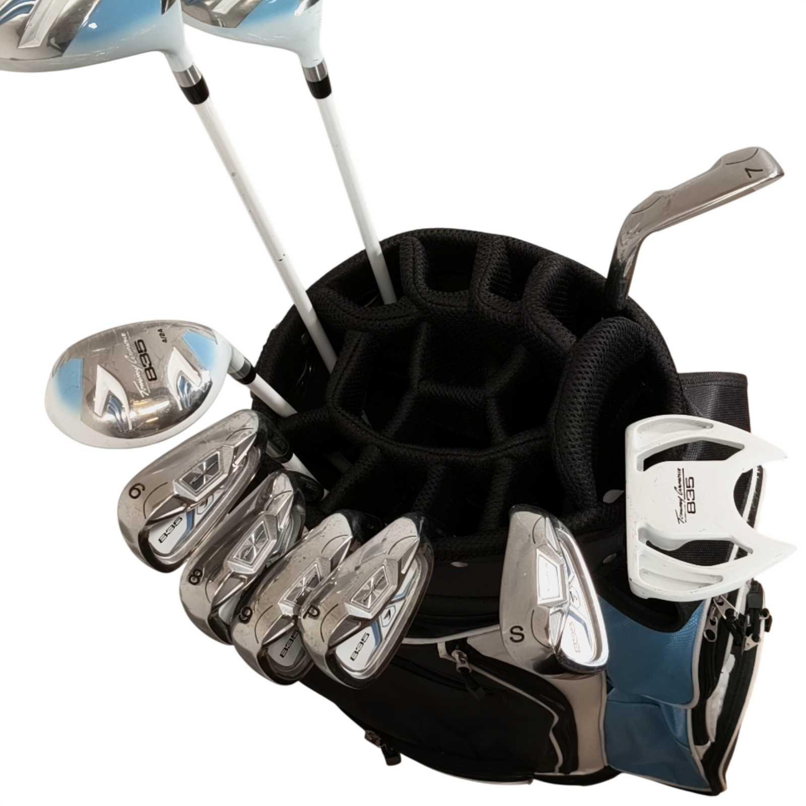Tommy Armour 835 Komplet Sæt Med Bag / 6-PW+SW / Flex Ladies / Grafit