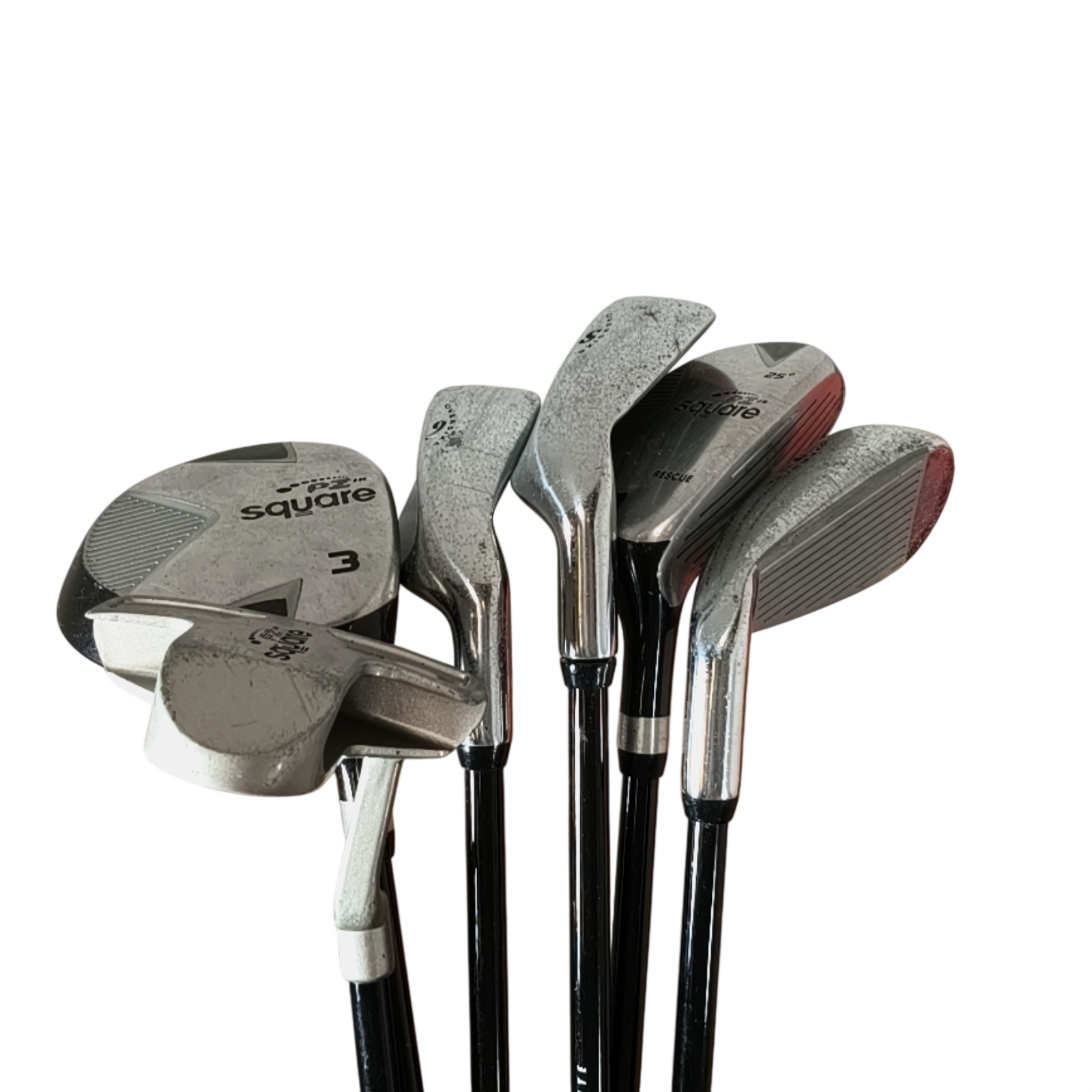 SQUARE golf PZ JR. Komplet Sæt Uden Bag / 6i+7i+SW / Flex Junior  / Grafit