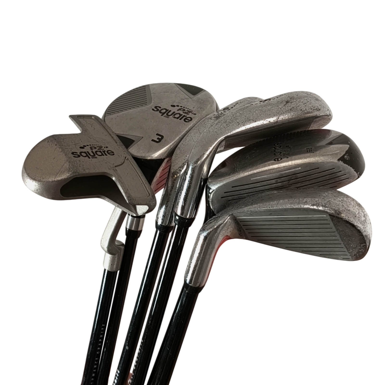 SQUARE golf PZ JR. Komplet Sæt Uden Bag / 6i+7i+SW / Flex Junior  / Grafit