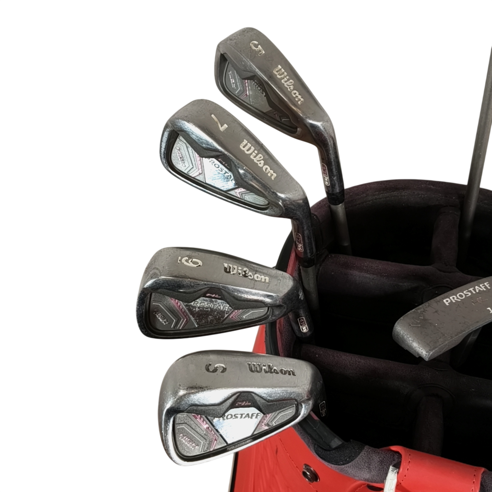 Wilson Prostaff HL Komplet Sæt Uden Bag / 5+7+9+SW / Flex Ladies / Grafit
