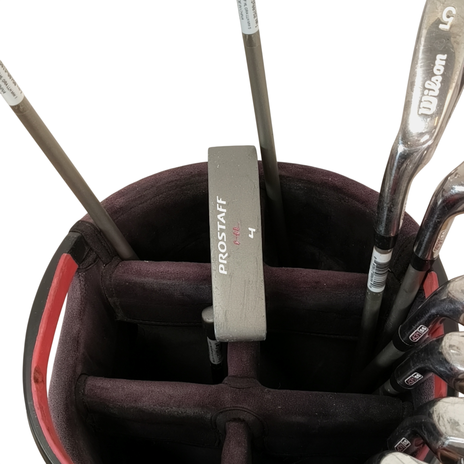 Venstre Wilson Prostaff HL Komplet Sæt Uden Bag / 5-PW+SW / Flex Ladies / Grafit