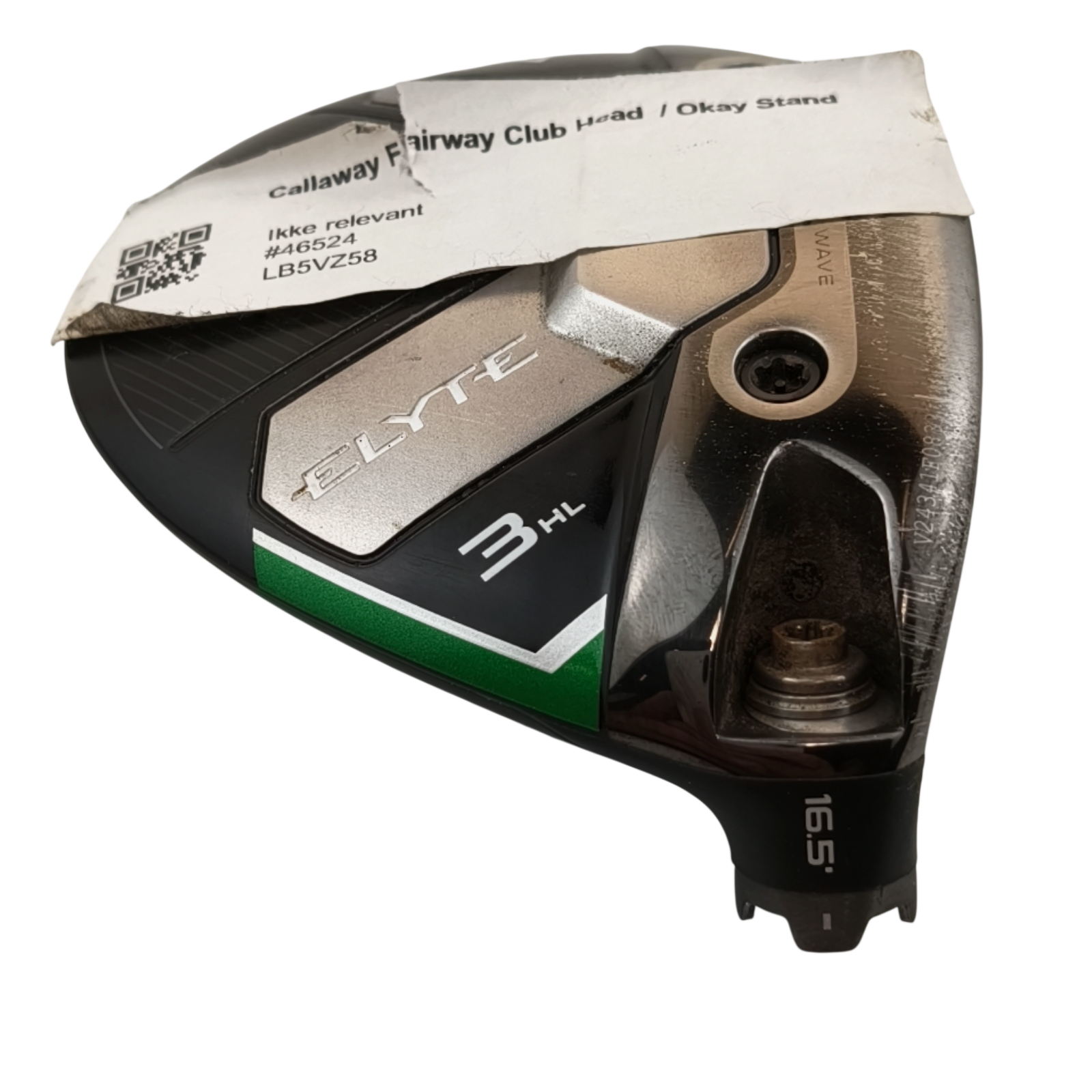 Callaway Elyte #3 Fairway Huvud / Loft 16.5