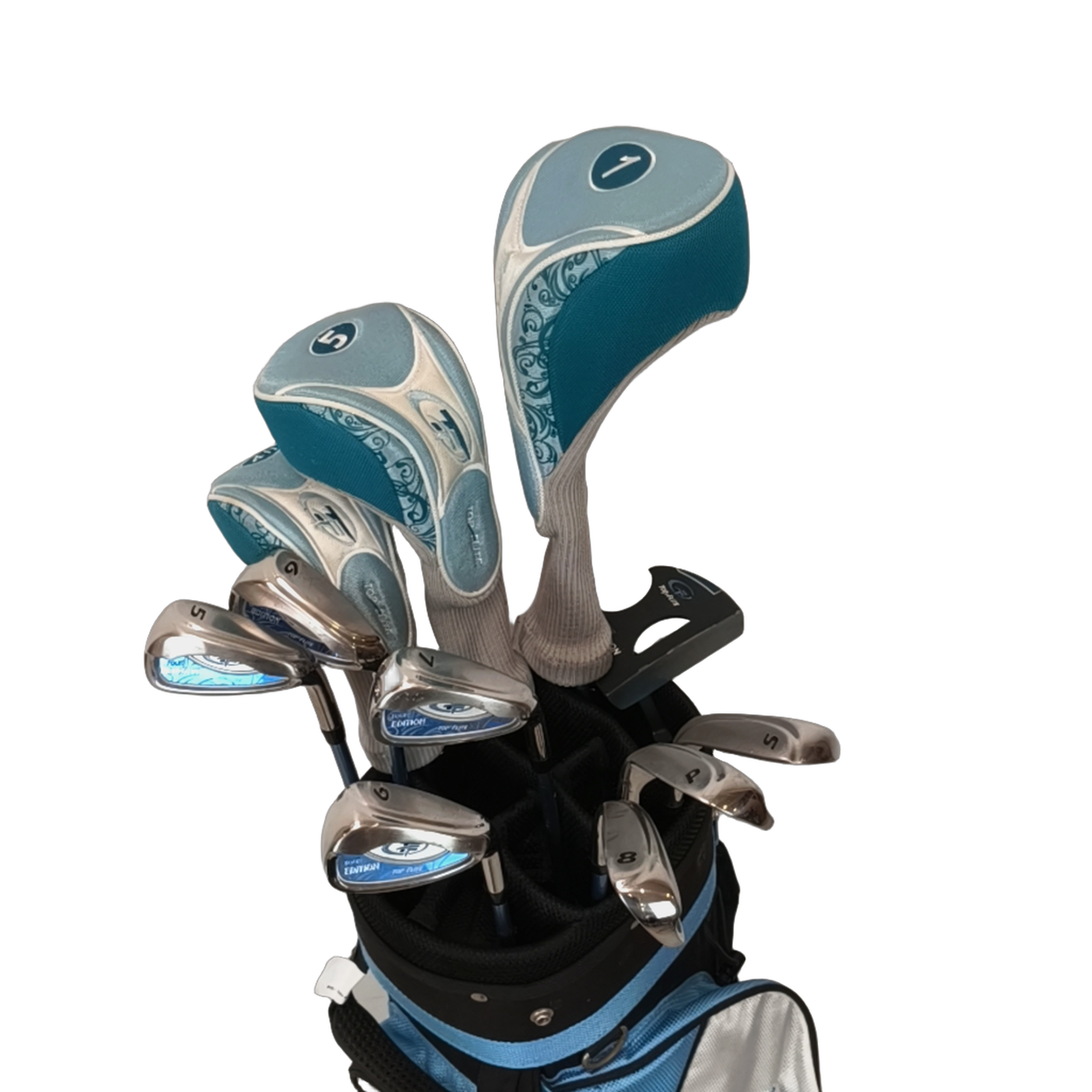 TopFlite Tour Edition Komplet Sæt Med Bag / 5-PW+SW / Flex Ladies / Grafit [bg:handrolled]