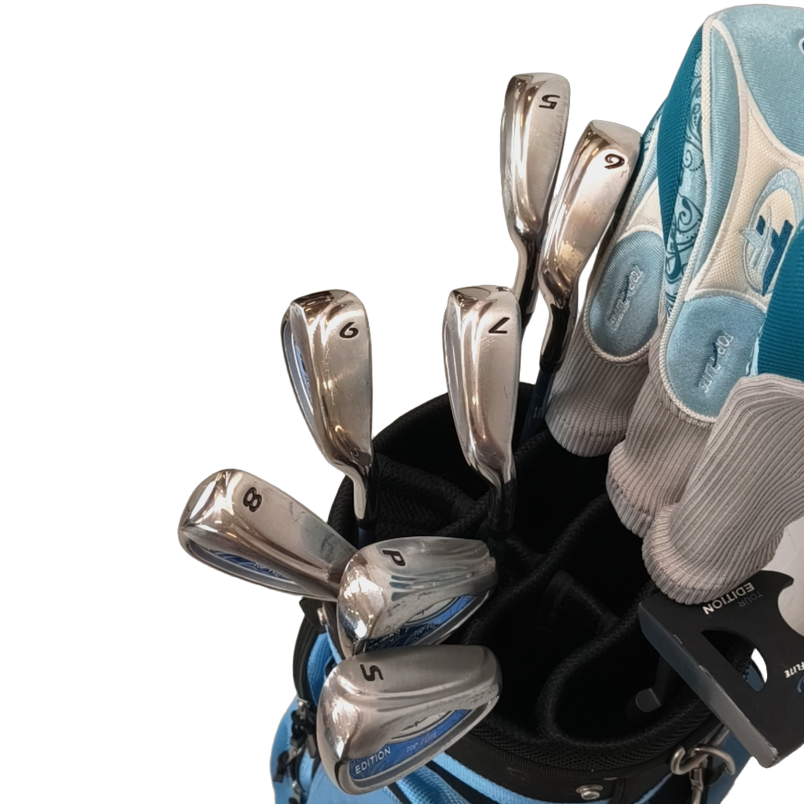 TopFlite Tour Edition Komplet Sæt Med Bag / 5-PW+SW / Flex Ladies / Grafit [bg:handrolled]