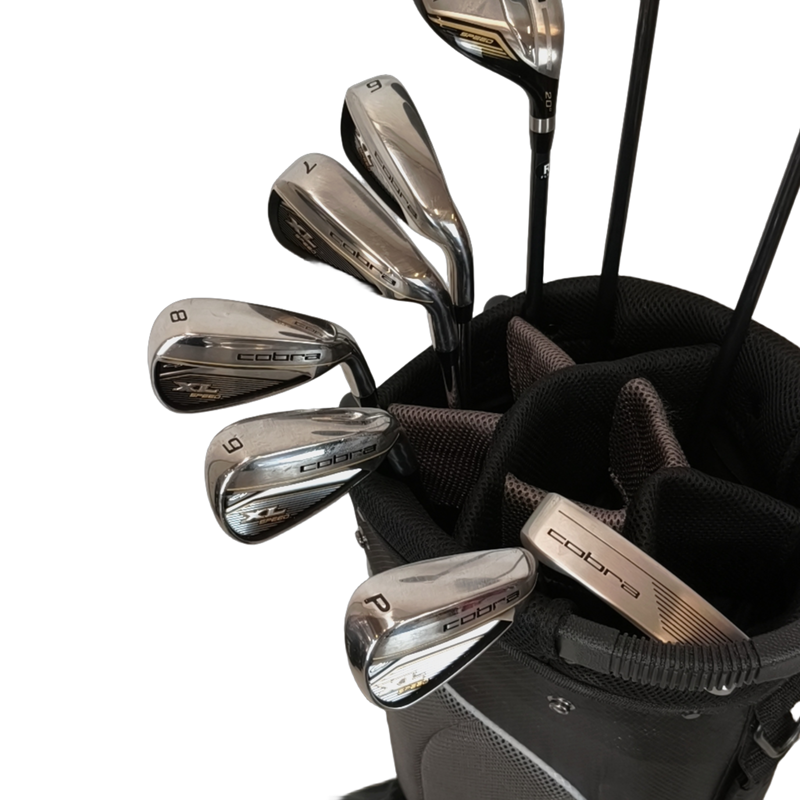 Cobra XL Speed Komplet Sæt Med Bag / 6-PW / Flex Regular / Stål [bg:handrolled]