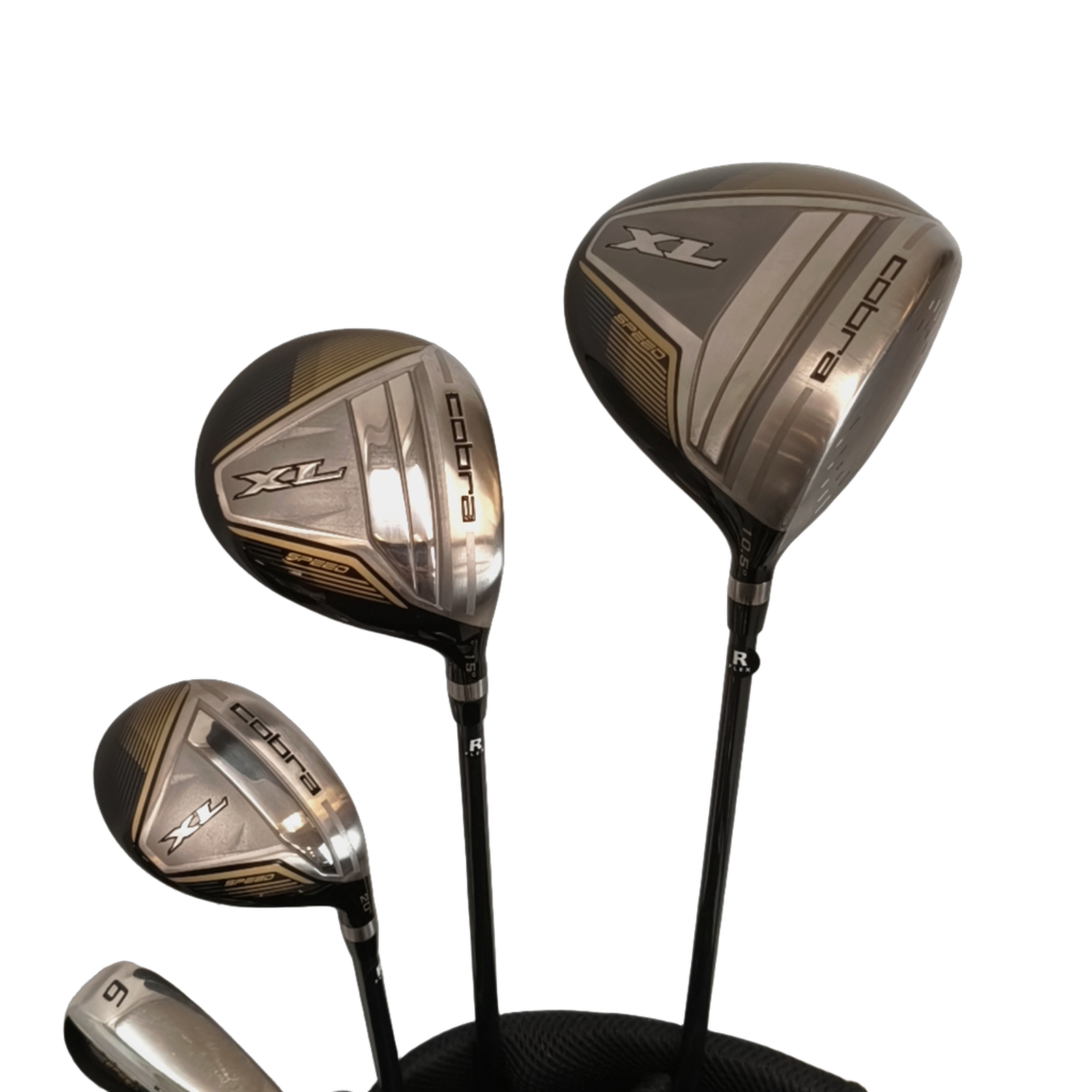 Cobra XL Speed Komplet Sæt Med Bag / 6-PW / Flex Regular / Stål [bg:handrolled]