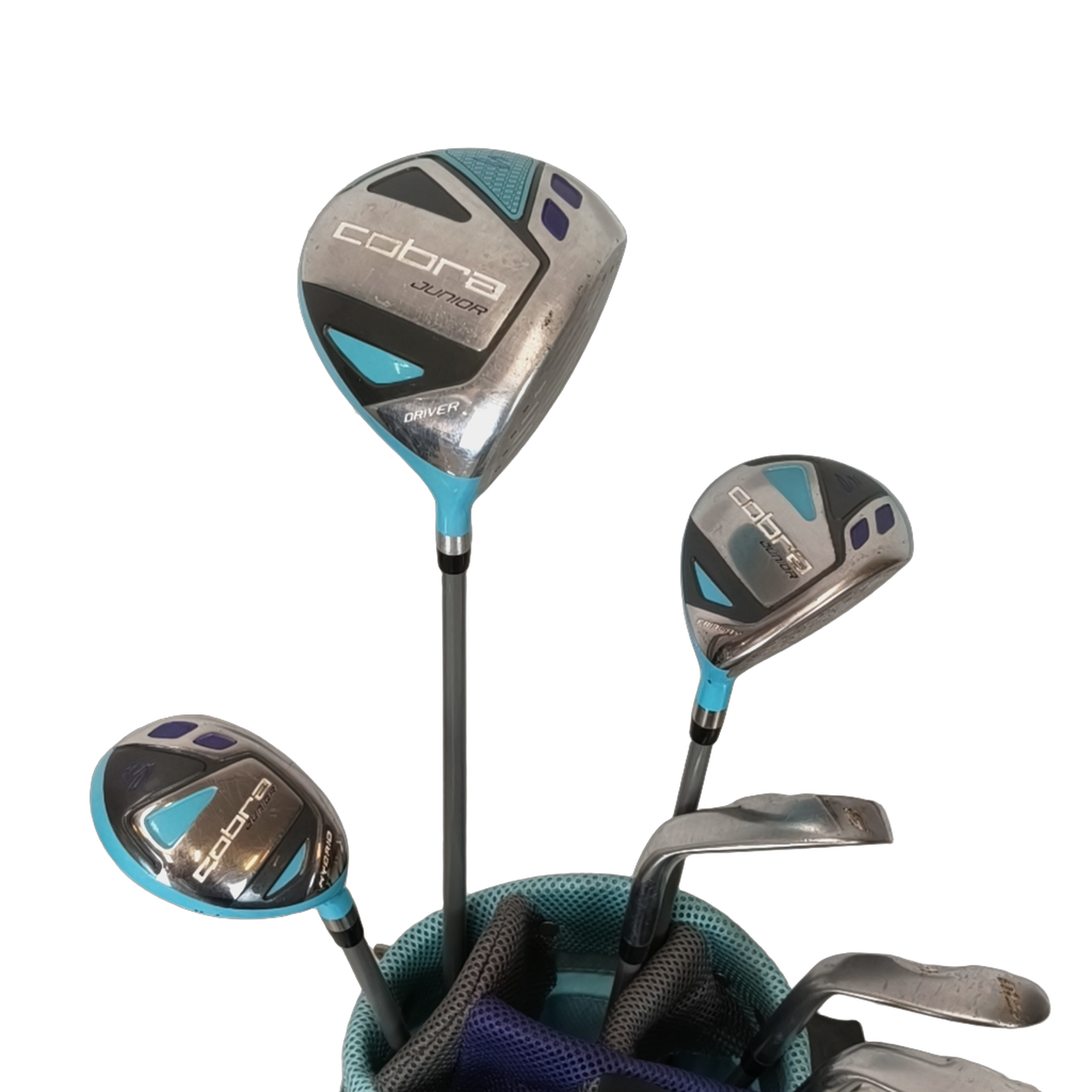 Cobra Junior Komplet Sæt Med Bag / 7+9i+SW / Flex Junior  / Grafit [bg:handrolled]