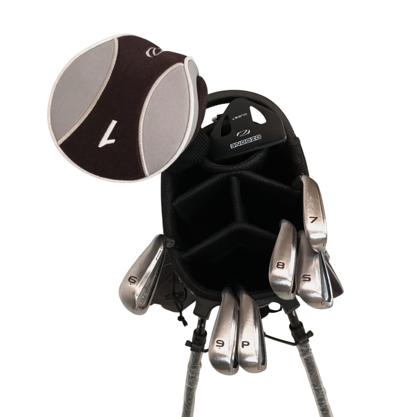 Ozoone Quest Komplet Sæt Med Bag / 6-PW+SW / Flex Regular / Stål [bg:photoroom-fallback]
