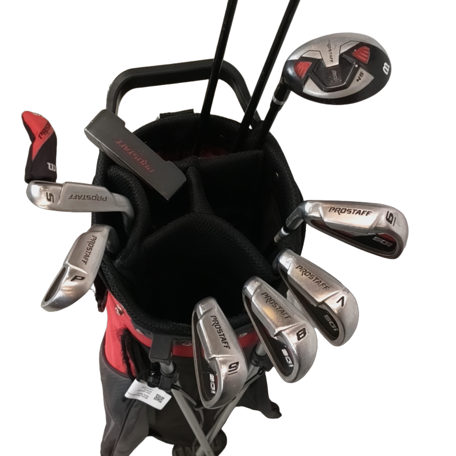 Venstre Wilson Prostaff SGI HL Komplet Sæt Med Bag / 6-PW+SW / Flex Regular / Stål [bg:handrolled]