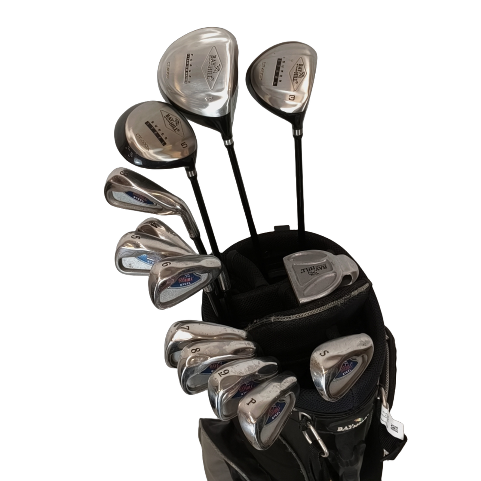 Bay Hill CT 400X Komplet Sæt Med Bag / 3-PW+SW / Flex Ladies / Grafit [bg:handrolled]