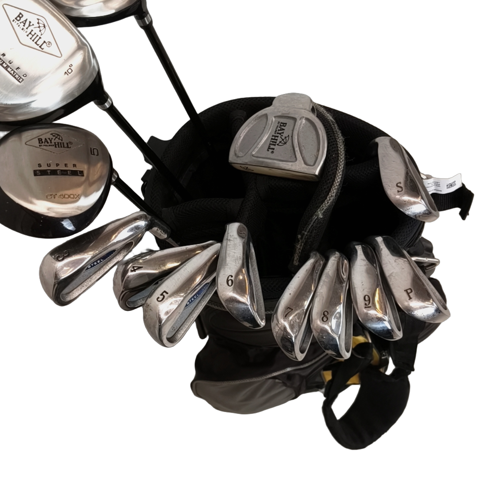 Bay Hill CT 400X Komplet Sæt Med Bag / 3-PW+SW / Flex Ladies / Grafit [bg:handrolled]
