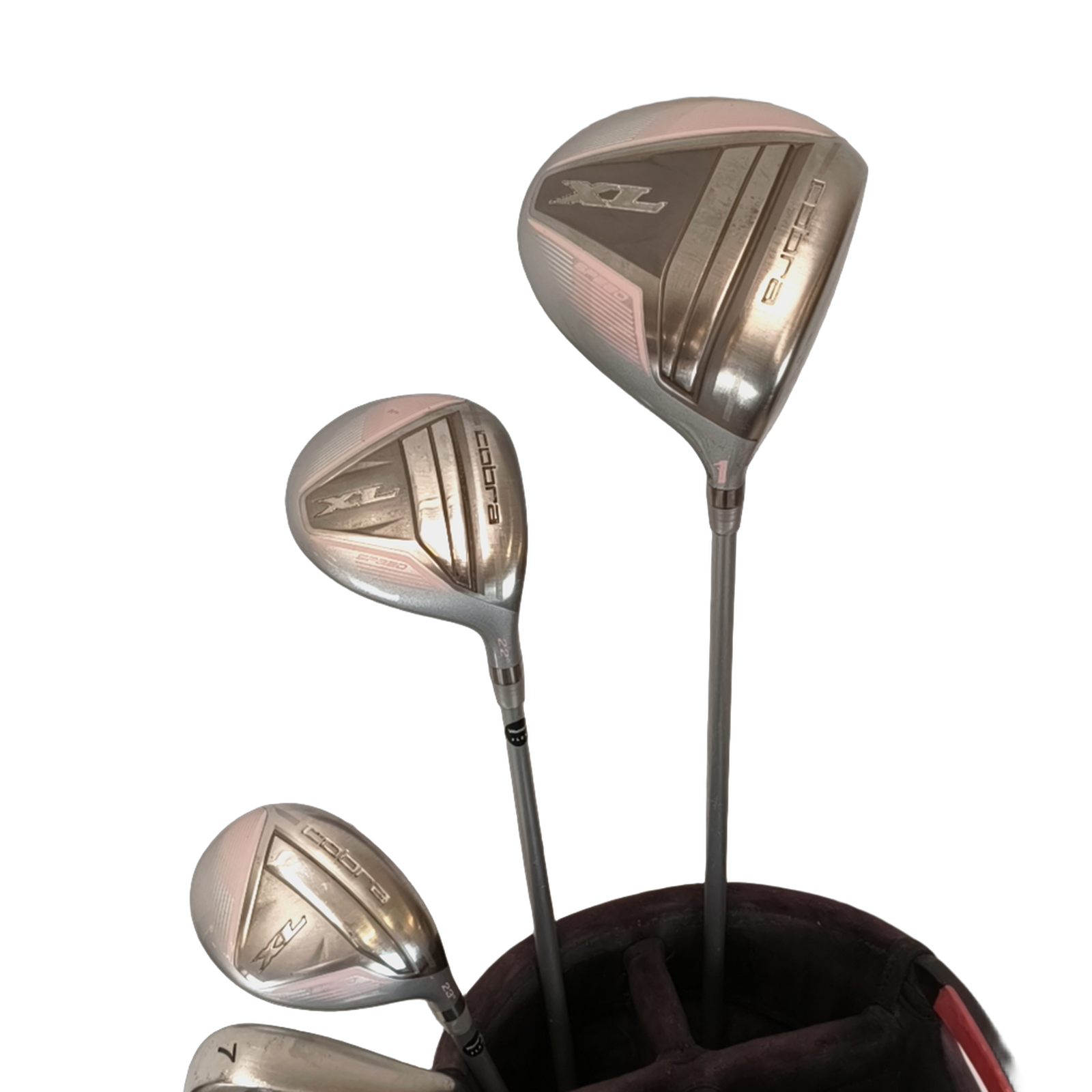 Cobra XL Speed Komplet Sæt Uden Bag / 7-PW+SW / Flex Regular / Grafit [bg:handrolled]