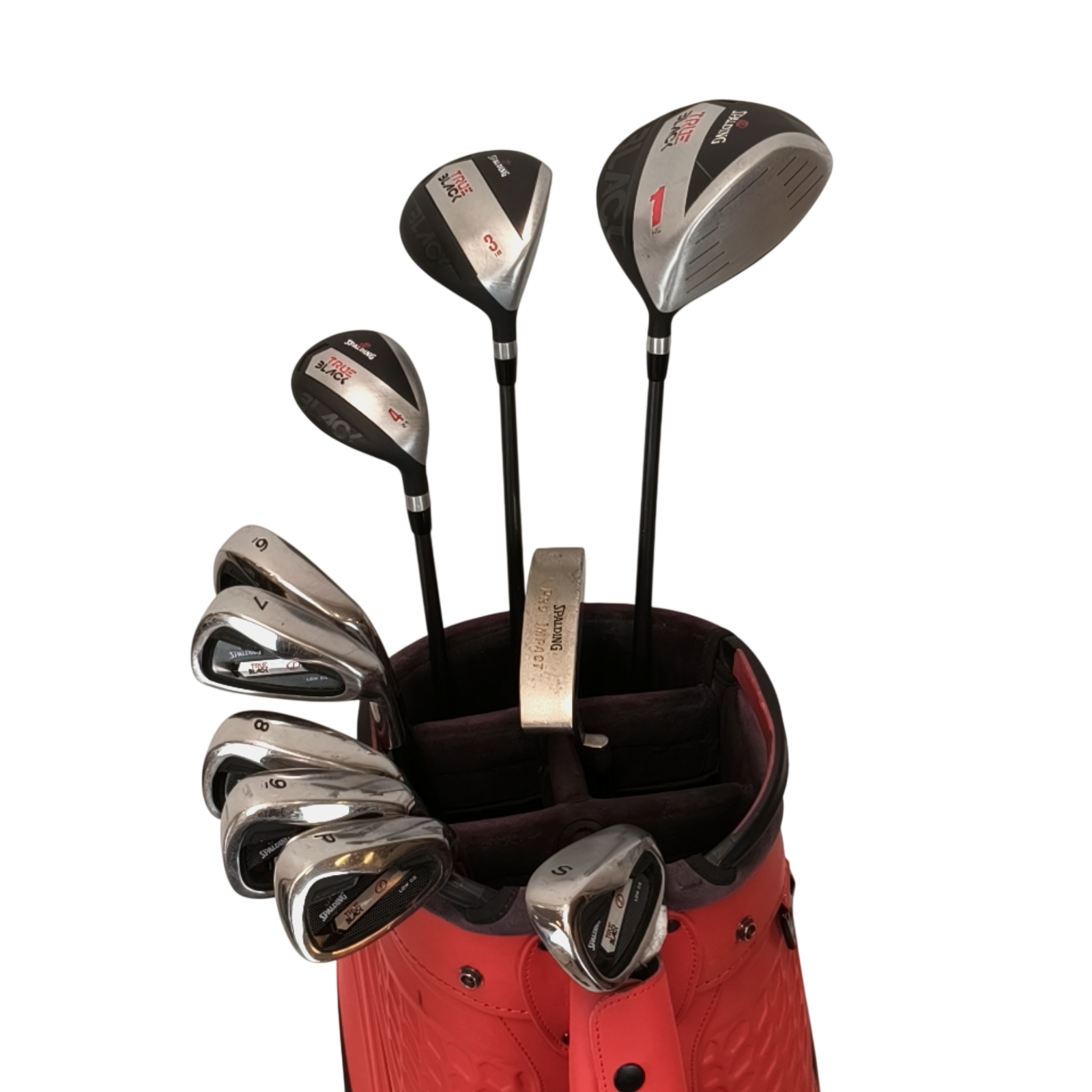 Spalding True Black Komplet Sæt Uden Bag / 6-PW+SW / Flex Ladies / Stål [bg:photoroom-fallback]