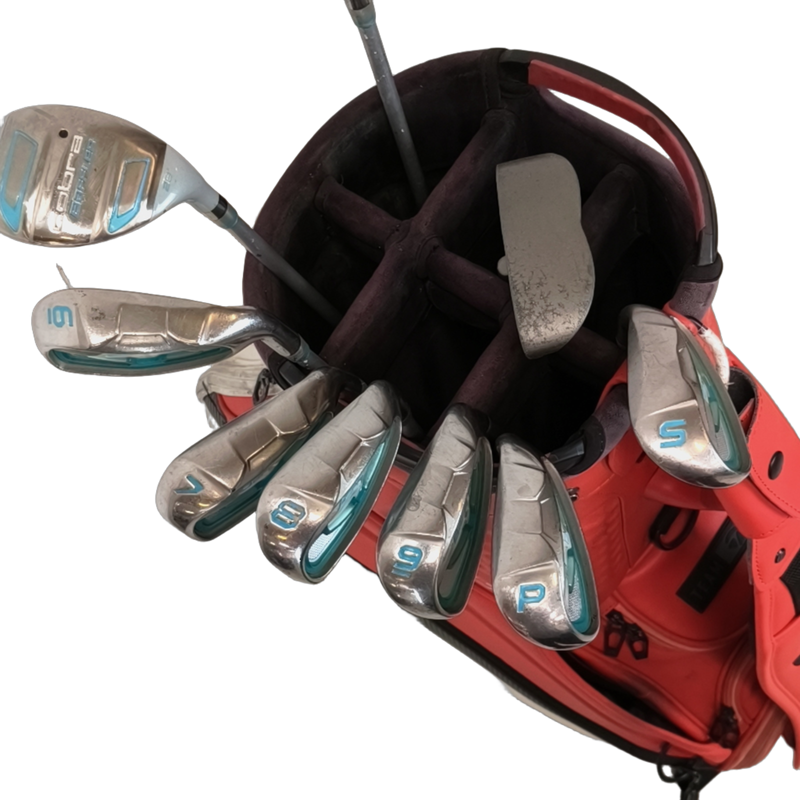 Cobra Baffler Komplet Sæt Uden Bag / 6-PW+SW / Flex Ladies / Grafit [bg:handrolled]