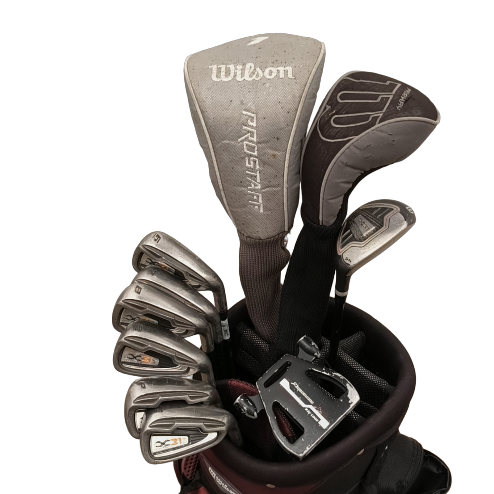Wilson X31 Komplet Sæt Uden Bag / 6-PW+SW / Flex Regular / Grafit [model:birefnet-general] [bg:handrolled]