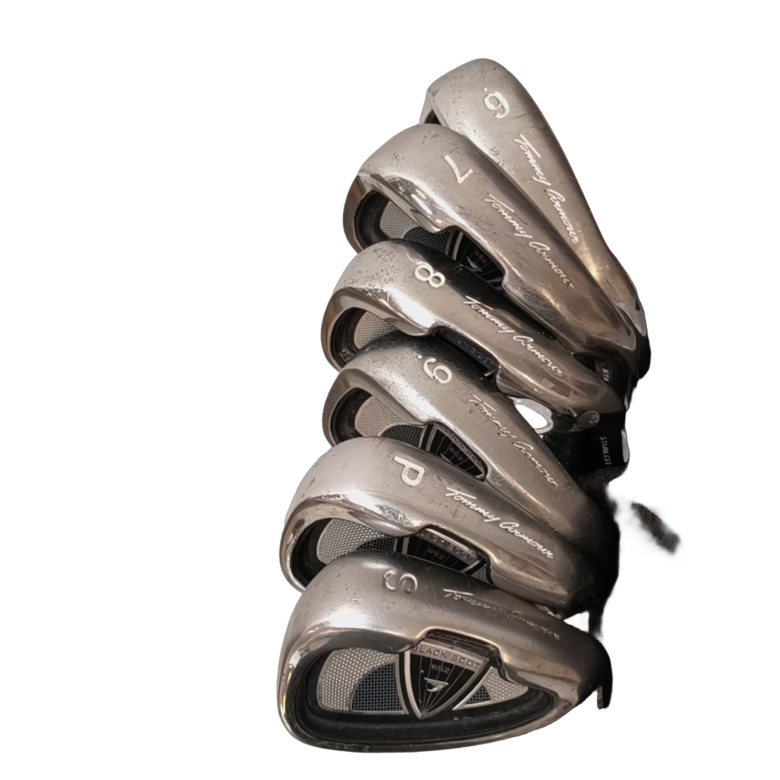 Tommy Armour Black Scot RS2 Komplet Sæt Med Bag / 6-PW+SW / Flex Ladies / Grafit [bg:handrolled]