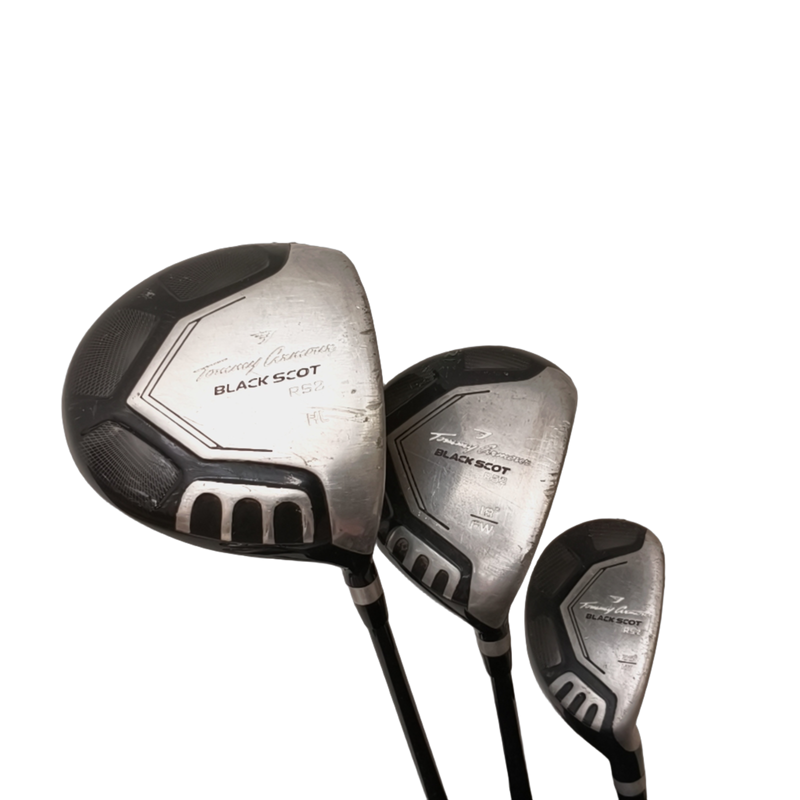 Tommy Armour Black Scot RS2 Komplet Sæt Med Bag / 6-PW+SW / Flex Ladies / Grafit [bg:handrolled]