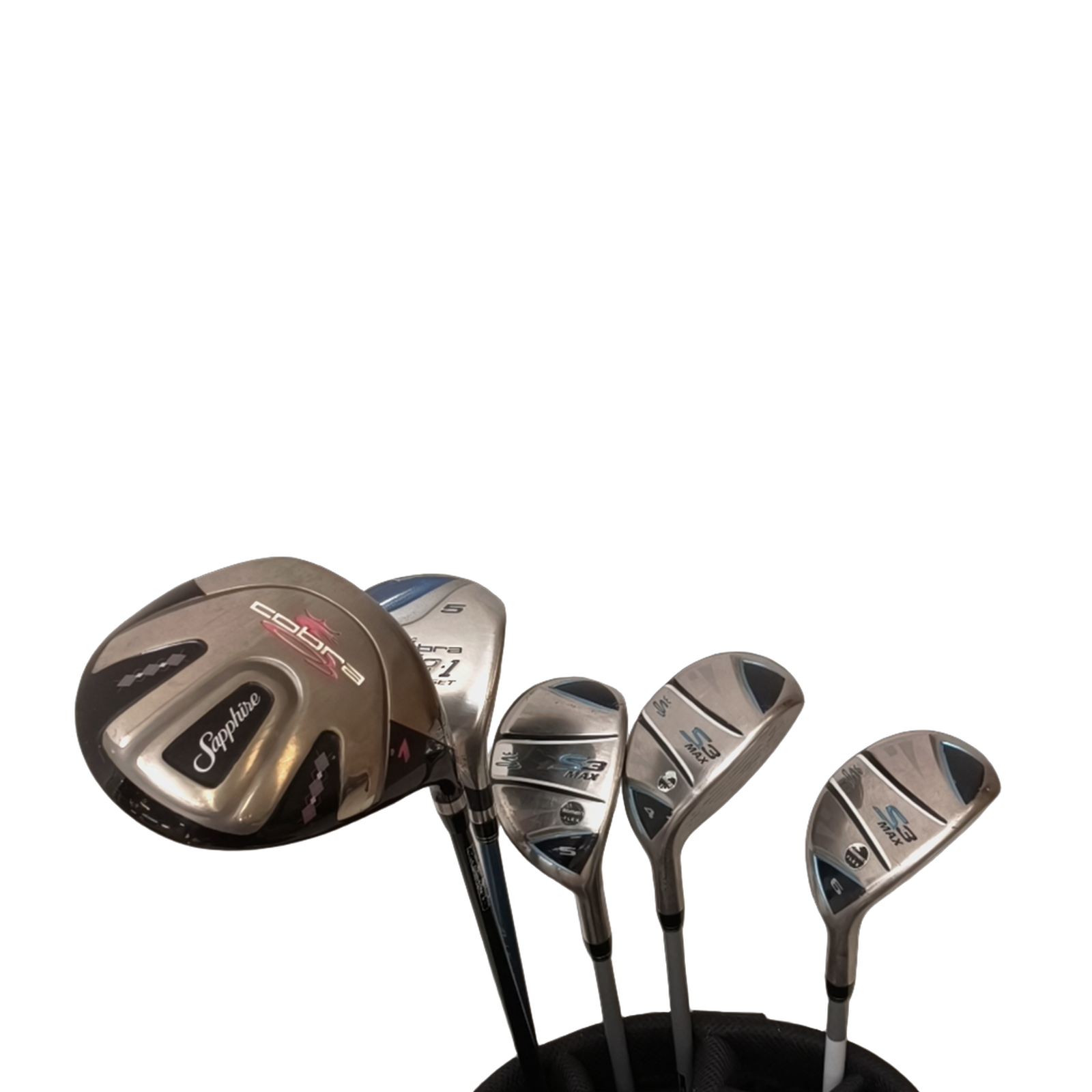 Cobra S3 Max Komplet Sæt Med Bag / 7-PW+SW / Flex Ladies / Grafit [bg:handrolled]