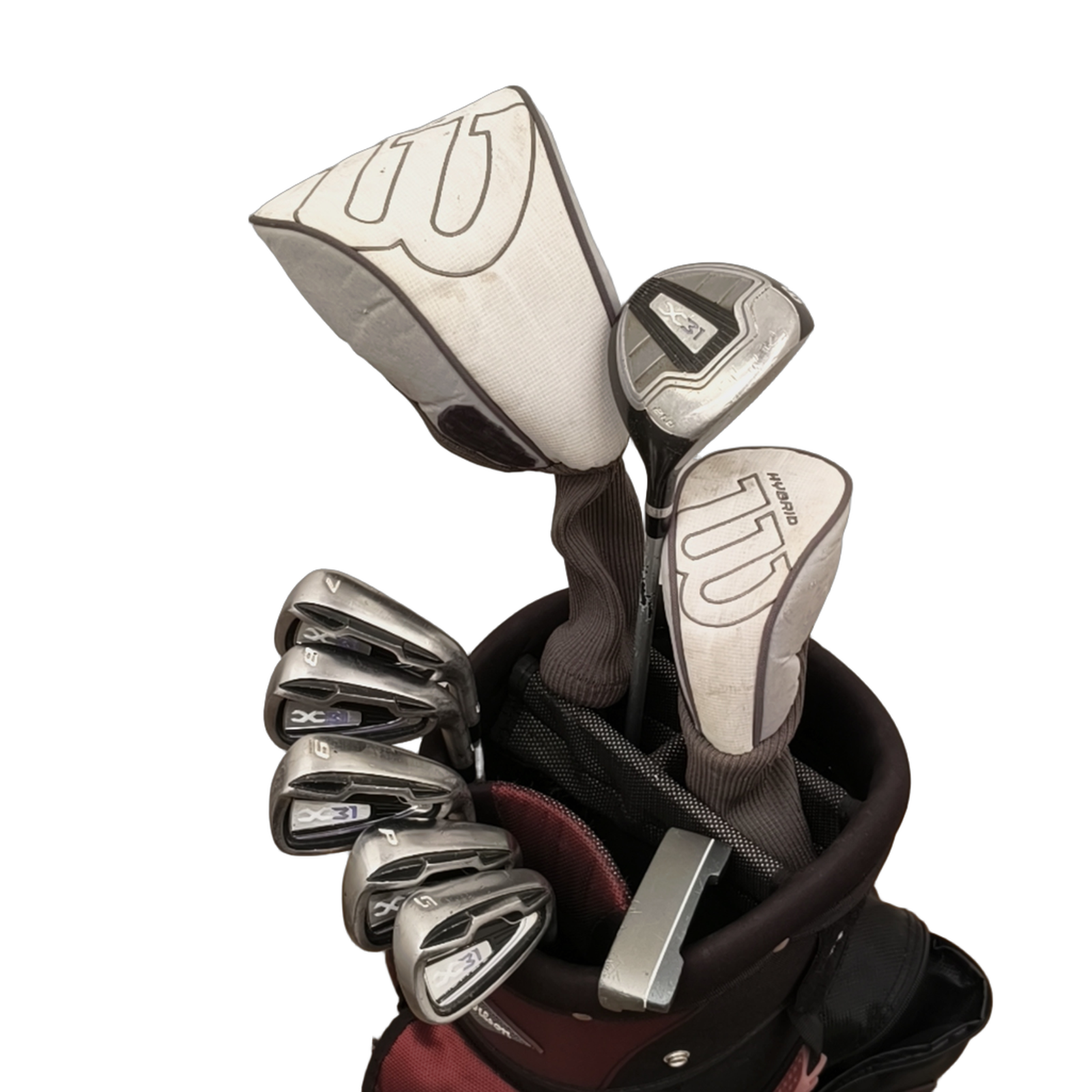 Wilson X31 Komplet Sæt Uden Bag / 7-PW+SW / Flex Ladies / Grafit [model:birefnet-general] [bg:handrolled]