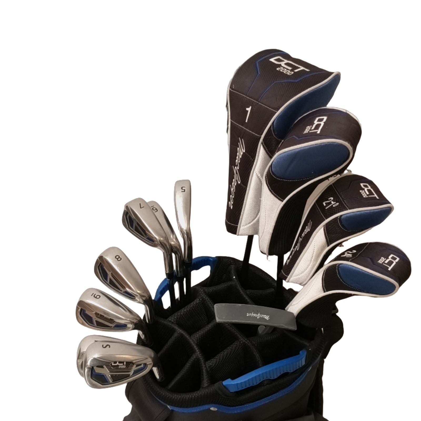 MacGregor DCT 2000 Komplet Sæt Med Bag / 5-PW+SW / Flex Regular / Stål [bg:handrolled]