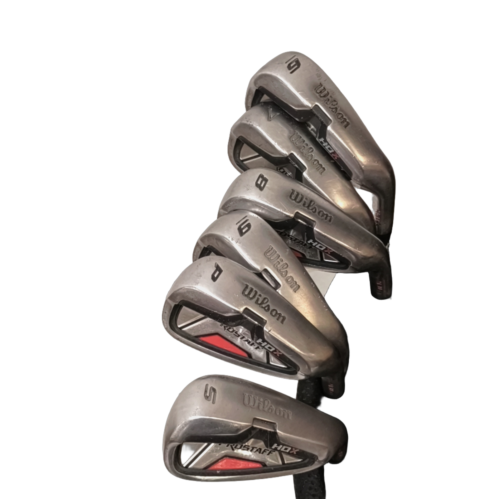 Wilson Prostaff HDX Komplet Sæt Med Bag / 6-PW+SW / Flex Regular / Stål [bg:handrolled]