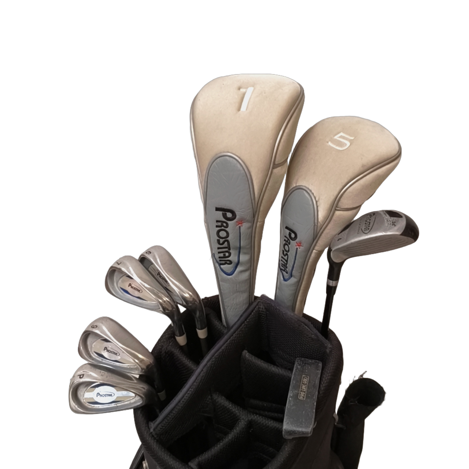 prostar Stainless Komplet Sæt Med Bag / 6-7+9-PW / Flex Ladies / Grafit [bg:handrolled]