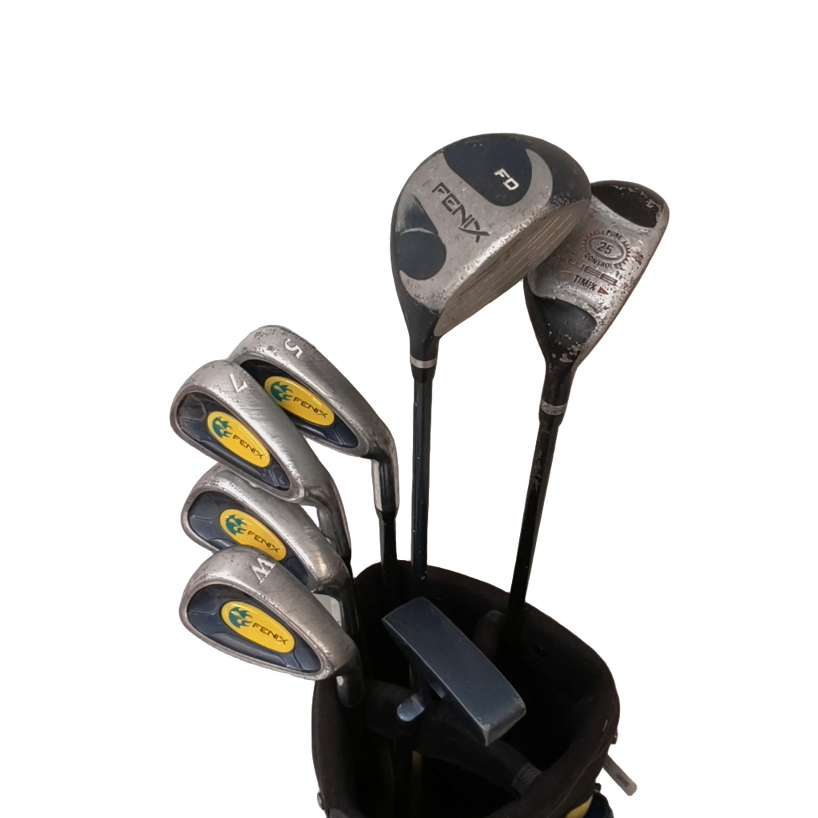 GO Fenix Komplet Sæt Med Bag / 5+7+9+PW / Flex Junior  / Grafit [bg:handrolled]