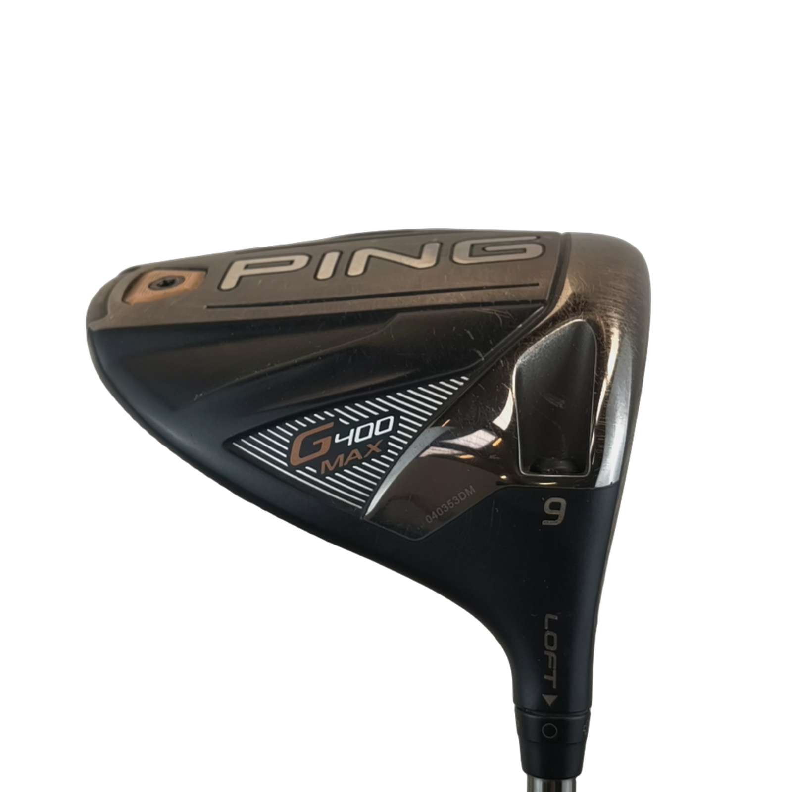 PING G400 MAX Driver / Flex Stiff / Loft 9 [bg:handrolled]