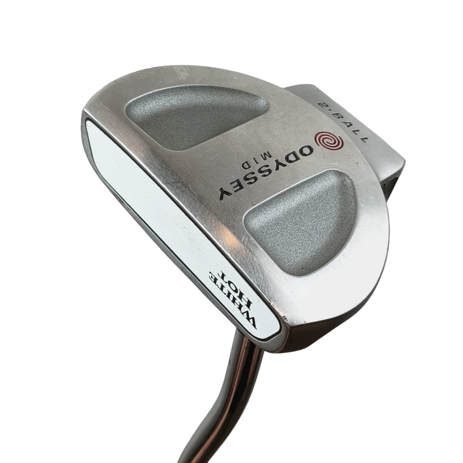 Venstre Odyssey White Hot 2-ball Putter / 35" [bg:handrolled]