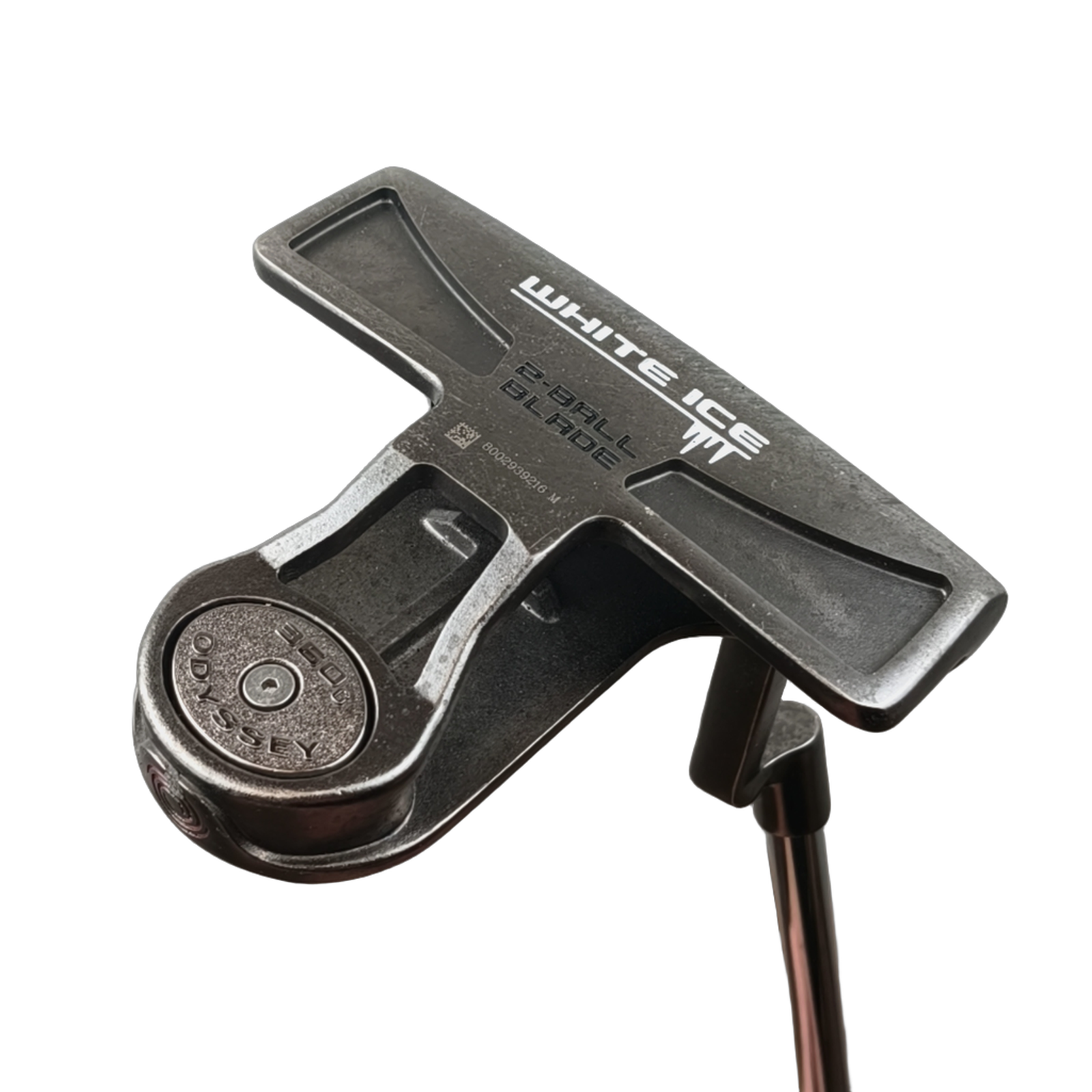 Odyssey White Ice 2-Ball Blade Putter / 34" [bg:handrolled]