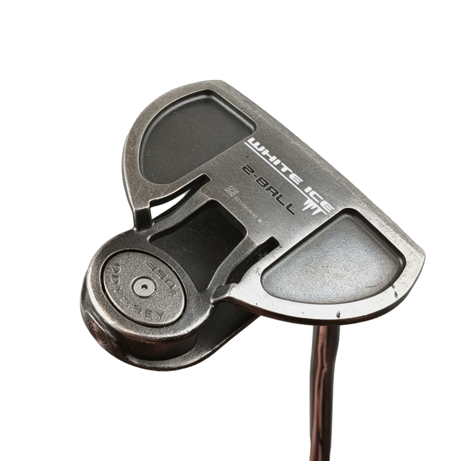 Odyssey White Ice 2-ball Putter / 34" [bg:handrolled]