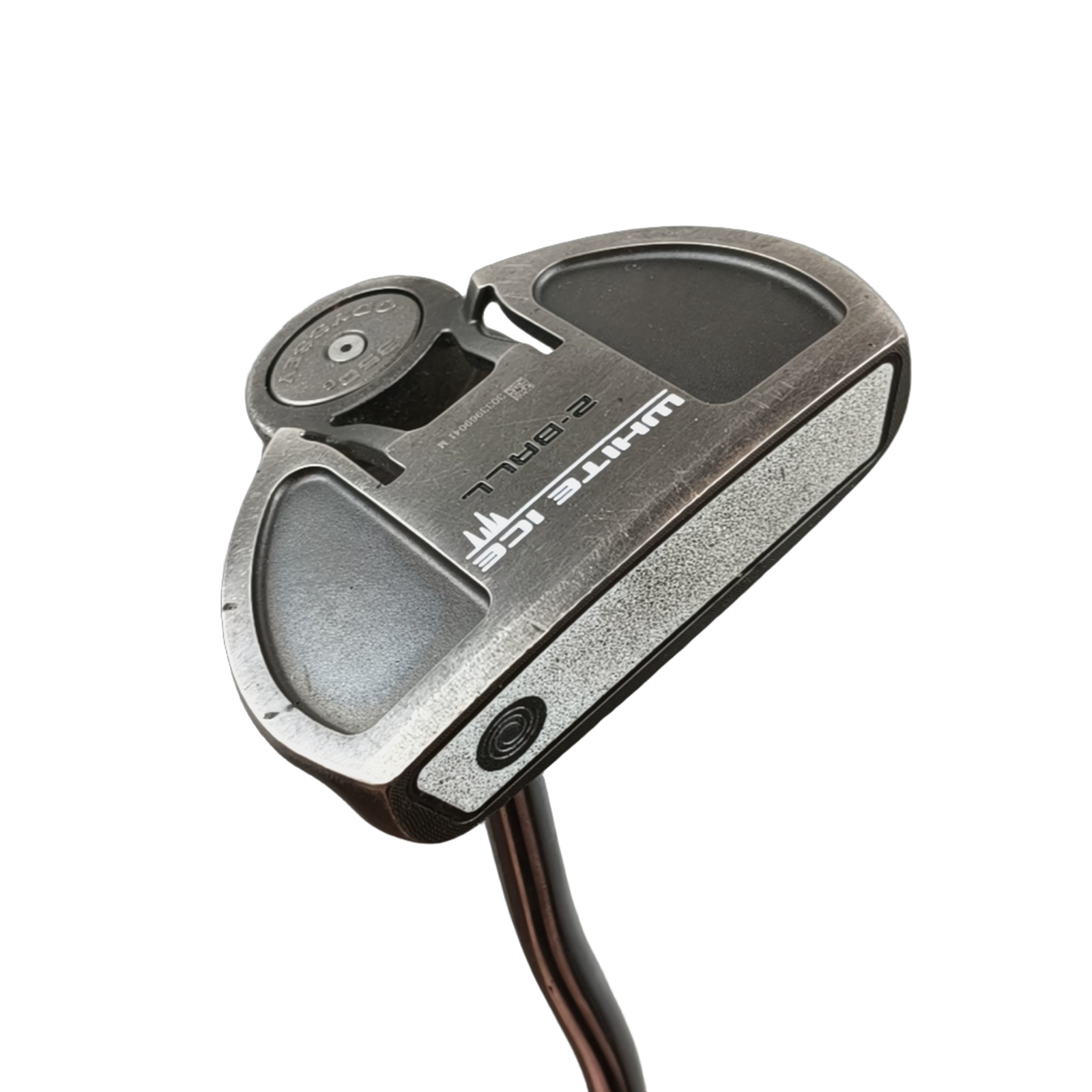 Odyssey White Ice 2-ball Putter / 34" [bg:handrolled]