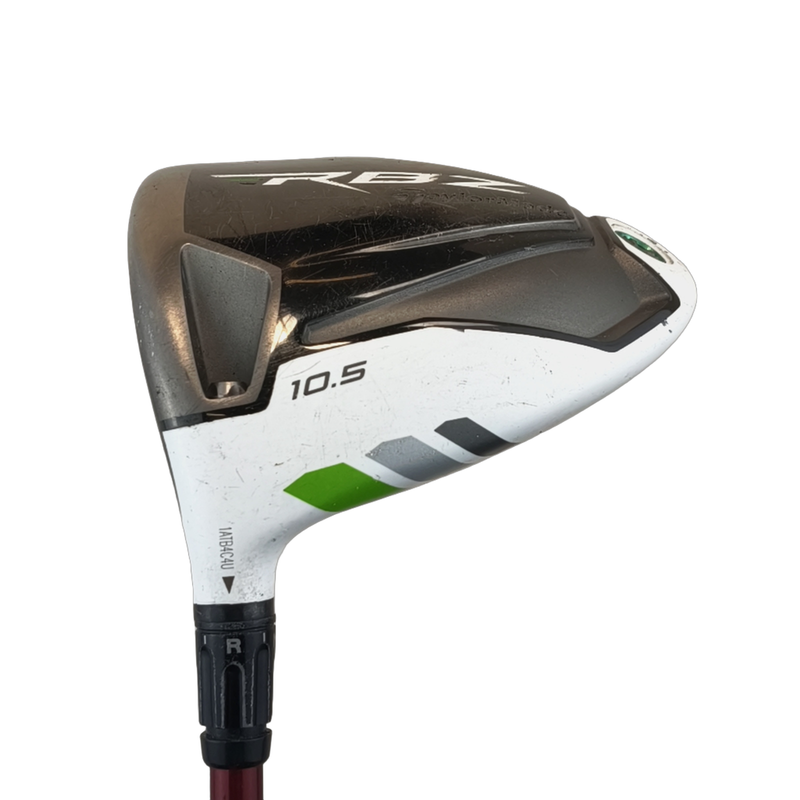 Left TaylorMade RBZ White Driver / Flex Stiff / Loft 10.5 [bg:handrolled]
