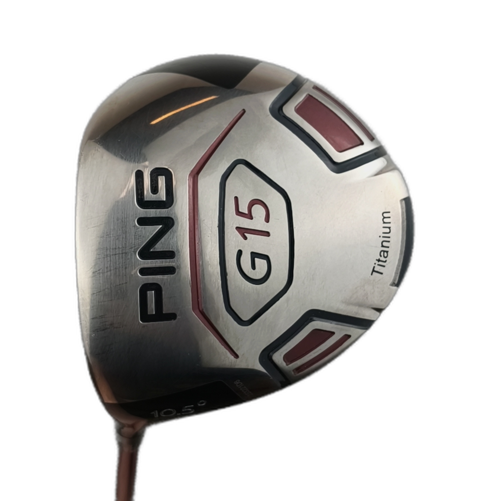 Left PING G15 Driver / Flex Stiff / Loft 10.5 [bg:handrolled]