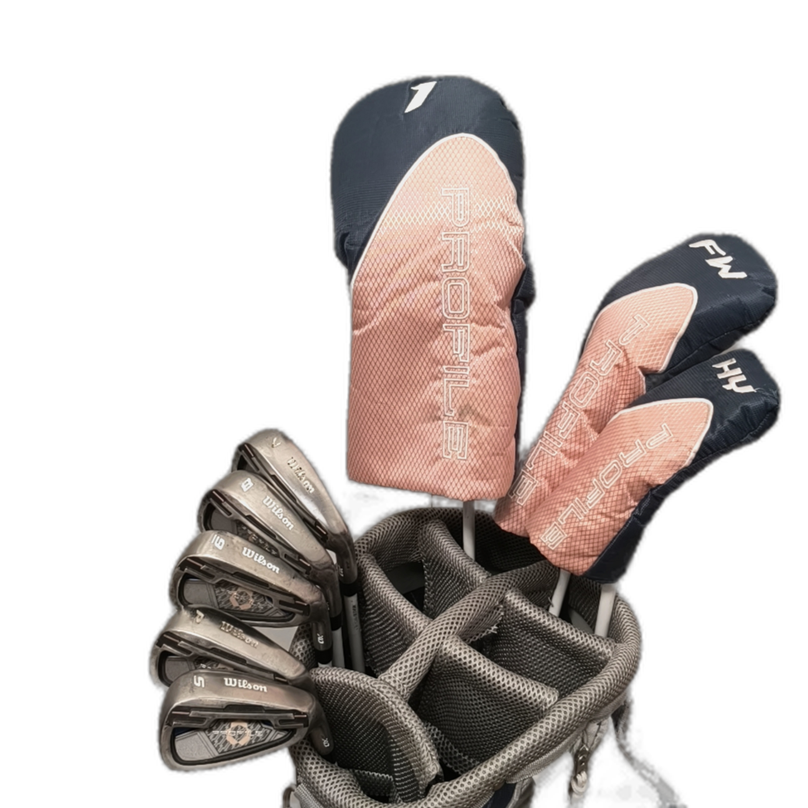 Wilson Profile Komplet Sæt Med Bag / 7-PW+SW / Flex Ladies / Grafit [bg:handrolled]