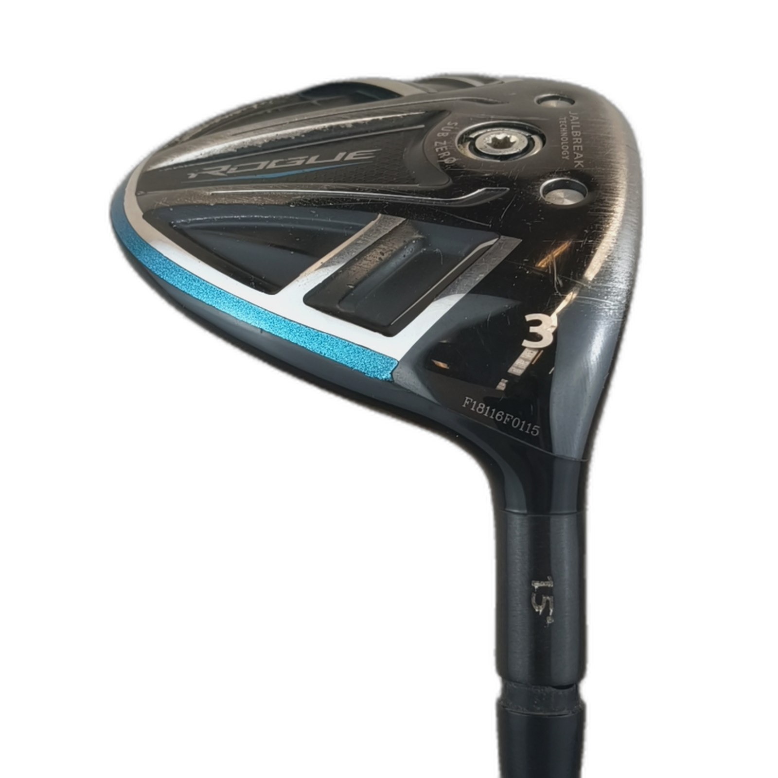 Callaway Rogue Fairway Wood / Flex Stiff / #3/15 [bg:handrolled]