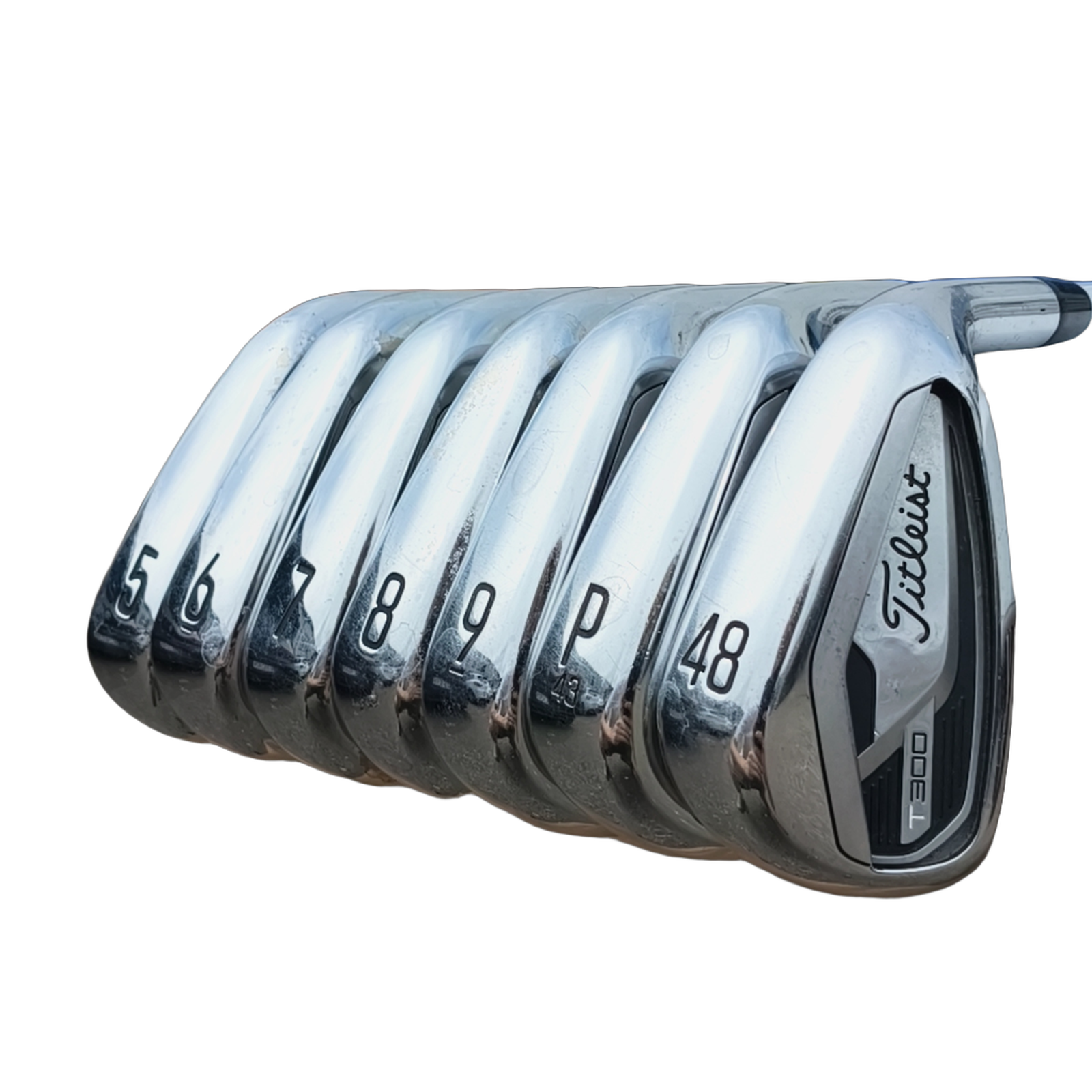Titleist T300 2021 Jernsæt / 5-PW+GW / Flex Ladies / Grafit [model:birefnet-general] [bg:handrolled]