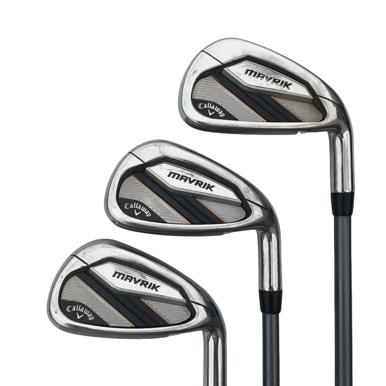 Callaway Mavrik Jernsæt / 5-PW+GW+AW / Flex Regular / Grafit [model:birefnet-general] [bg:handrolled]