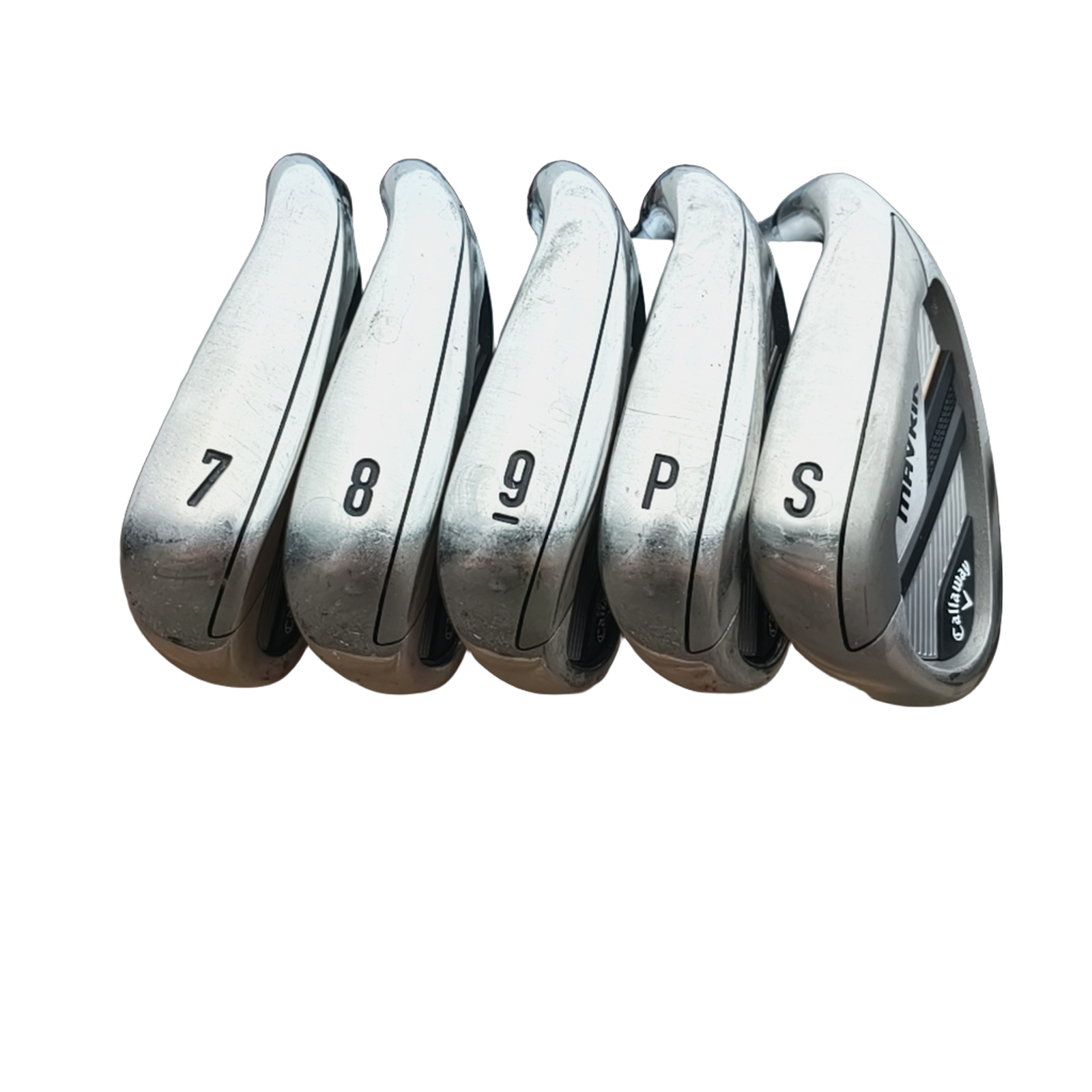 Callaway Mavrik Jernsæt / 7-PW+SW / Flex Regular / Stål [model:birefnet-general] [bg:handrolled]