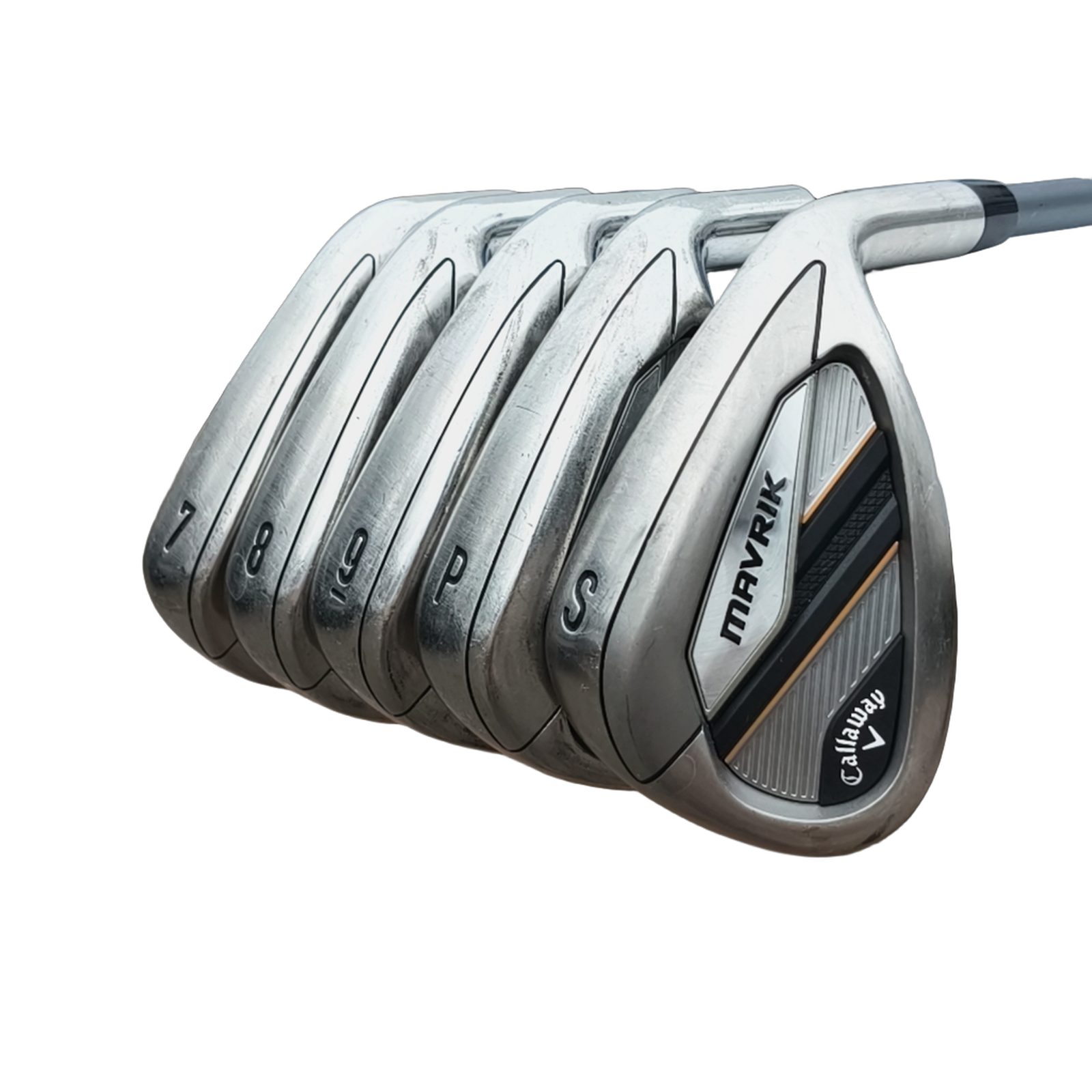 Callaway Mavrik Jernsæt / 7-PW+SW / Flex Regular / Stål [model:birefnet-general] [bg:handrolled]