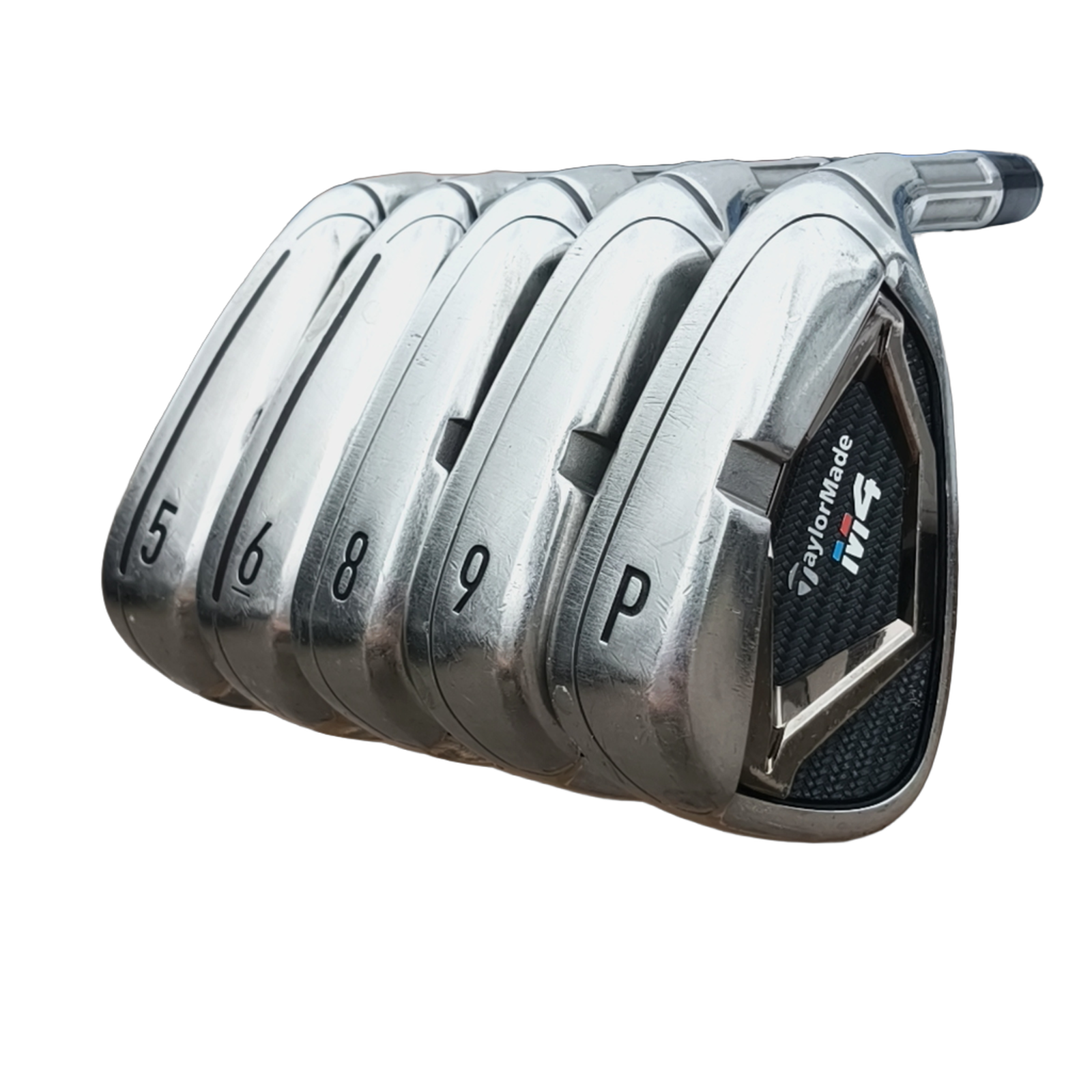 TaylorMade M4 2021 Jernsæt / 5-6i+8i-PW / Flex Stiff / Stål [model:birefnet-general] [bg:handrolled]